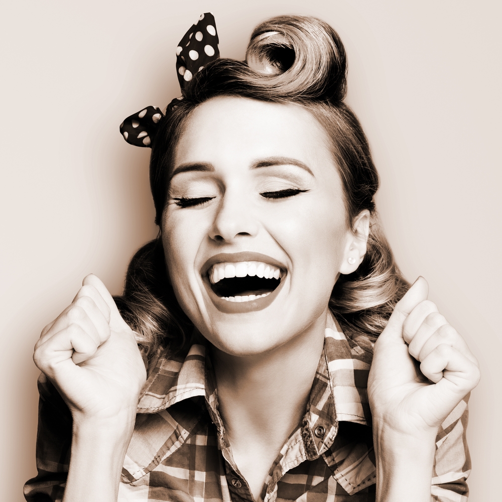 Wow!,Unbelievable,News!,Excited,Surprised,Very,Happy,Yell,Rockabilly,Woman.